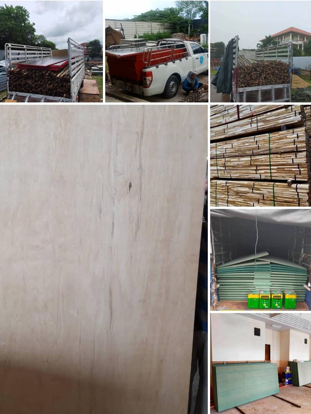 ร้านก่อสร้างนนทบุรี ไม้โครง  ไม้อัดฟิล์มดำ ไม้อัดยาง ลวด เหล็ก ไวร์เมช์ กระดาษลูกฟูก